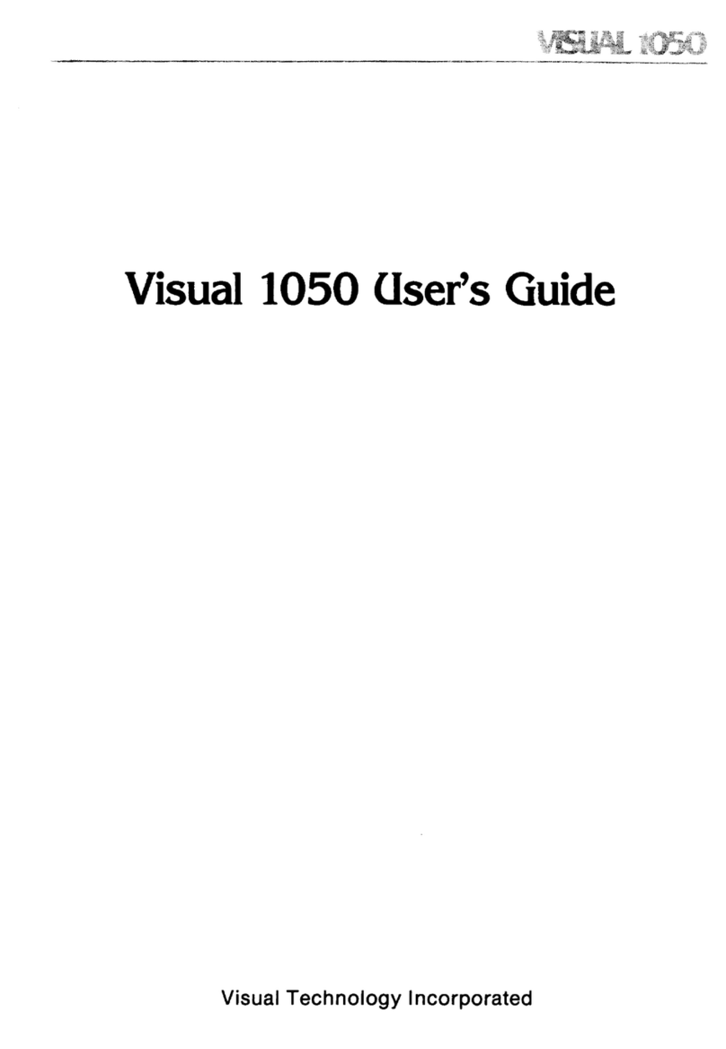 VISUAL 1050 user guide