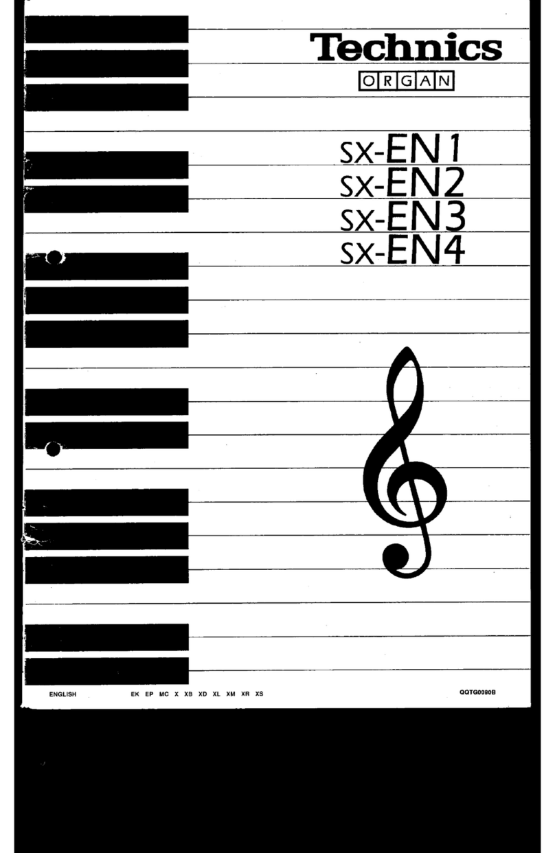 Technics SX-EN2 User manual