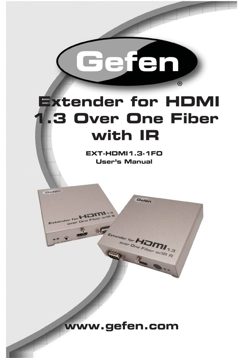 Gefen EXT-HDMI1.3-1FO User manual