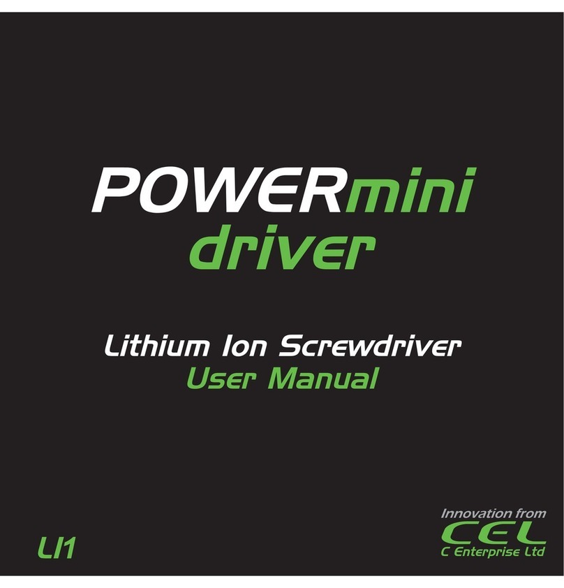 CEL POWERminidriver user manual