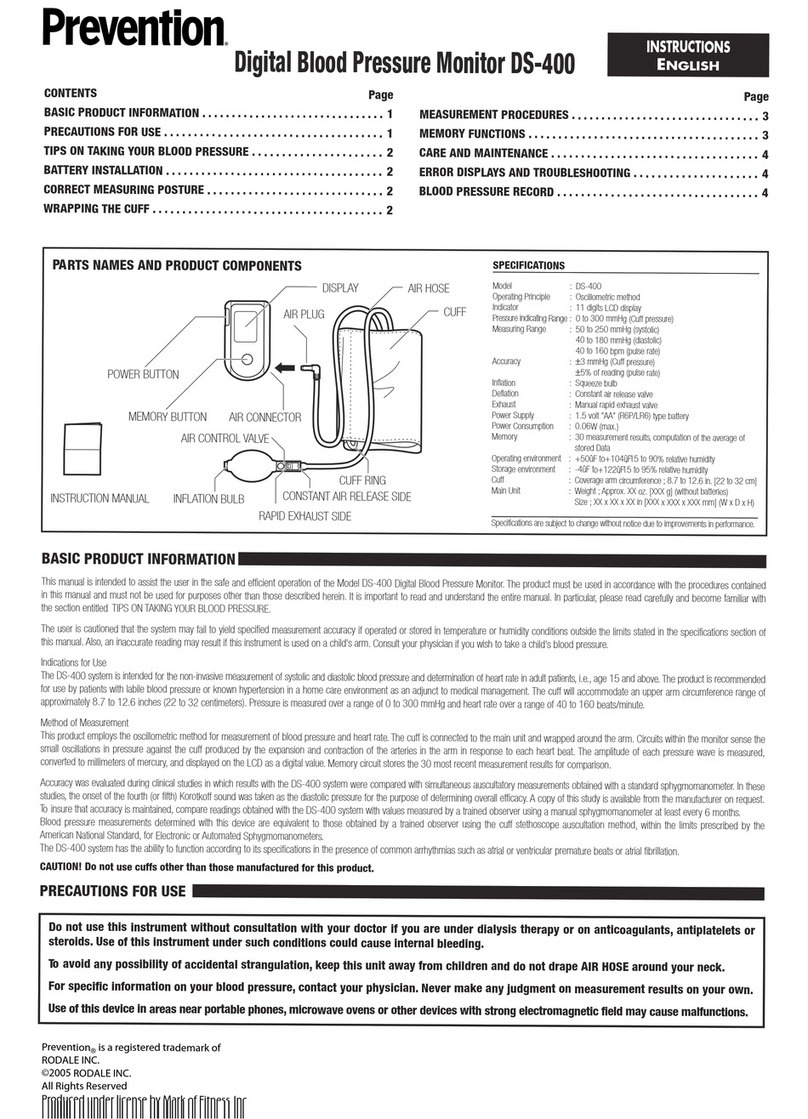prevention ds-400 instructions