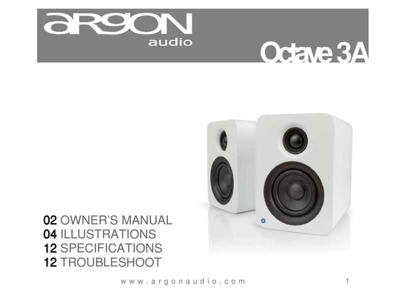 argon audio Octave 3A owner's manual