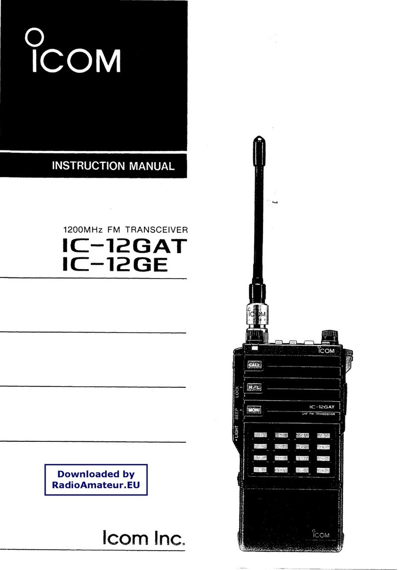 Icom IC-12GAT User manual
