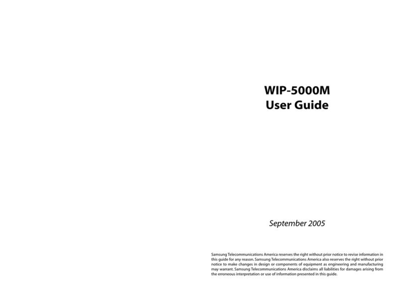Samsung OfficeServ WIP-5000M User manual