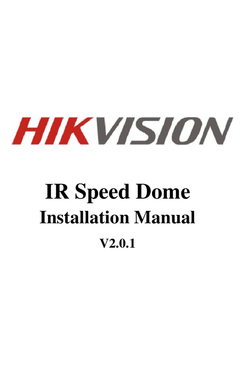 HIK VISION IR Network Speed Dome User manual