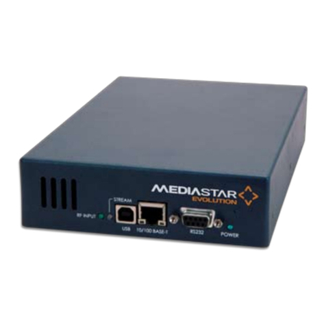 Mediastar Evolution 776 DVB-T LAN-Caster quick start guide