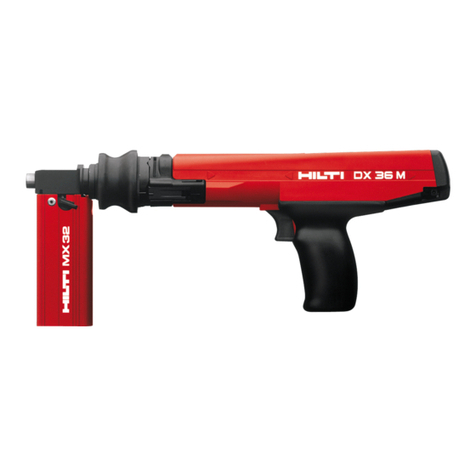 Hilti DX36 M operating instructions