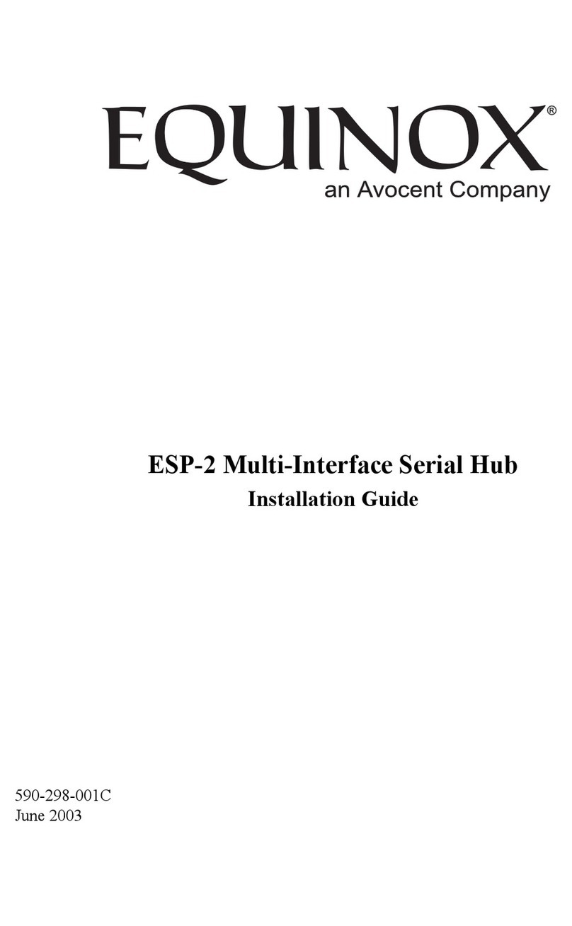 Equinox Systems ESP-2 MI User manual