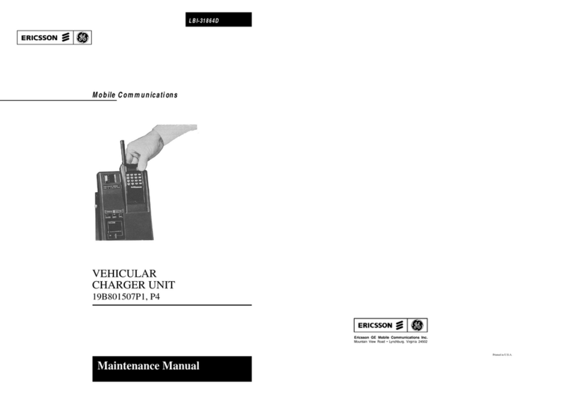 Ericsson 19B801507P1 Maintenance manual