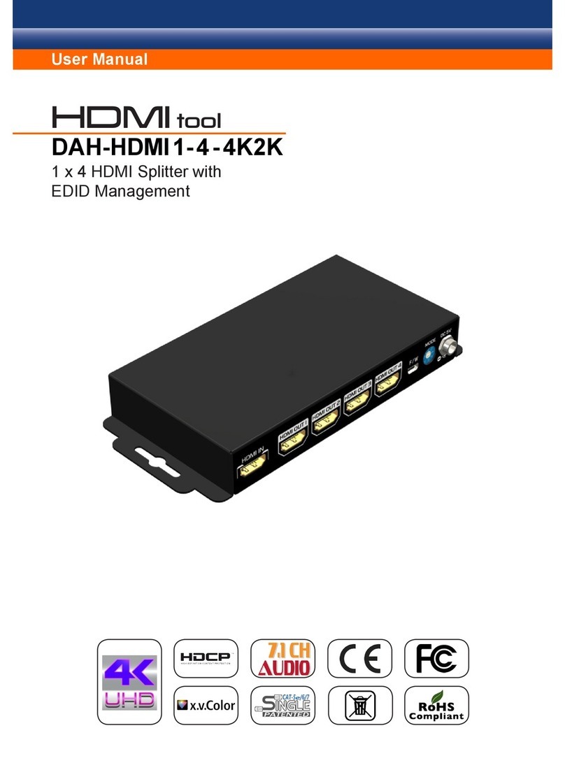 Vision tools DAH-HDMI1-4-4K2K user manual