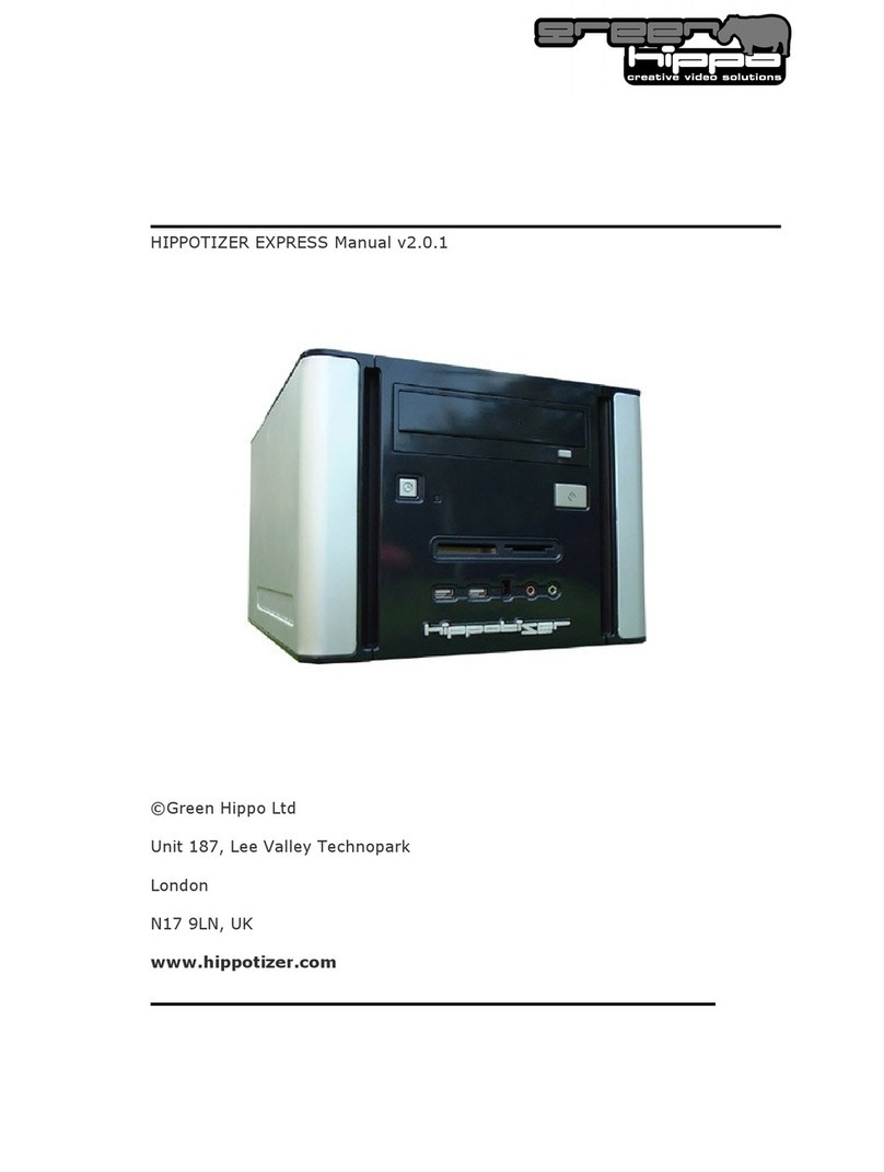 green hippo Hippotizer Express manual