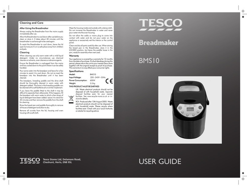 Tesco BMS10 user guide
