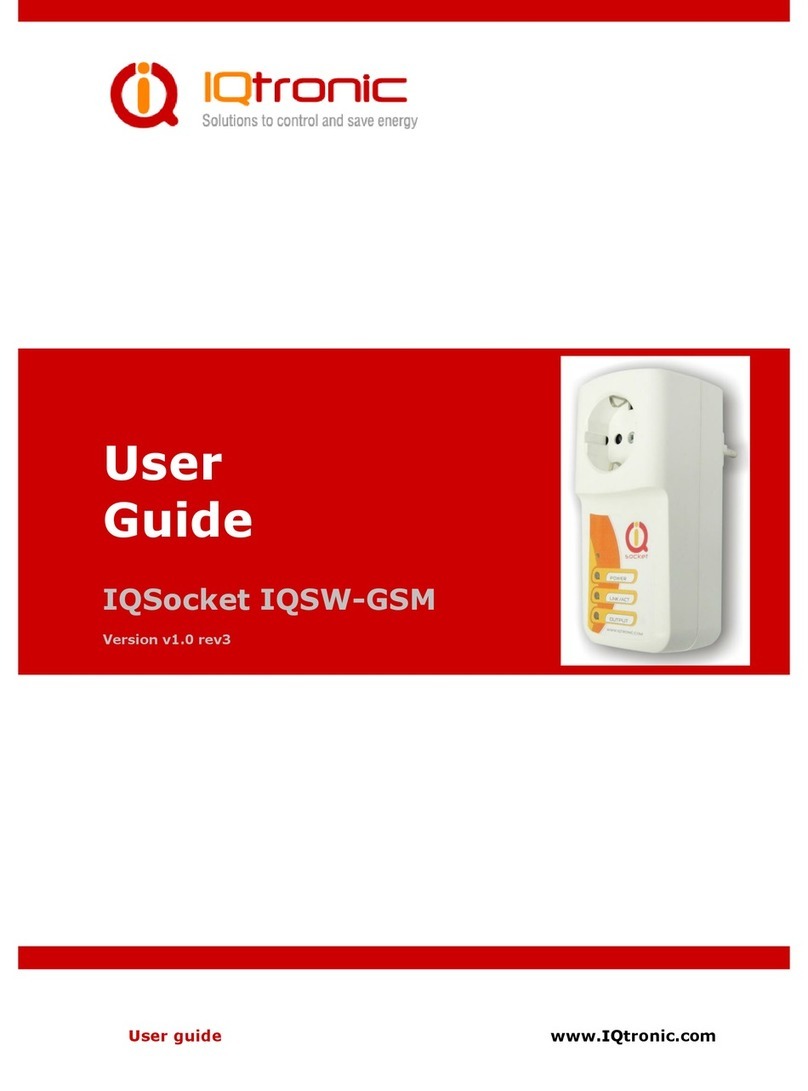 iQtronic IQSocket IQSW-GSM user guide