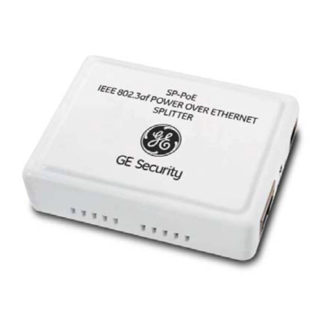 GE Security SP-PoE user manual
