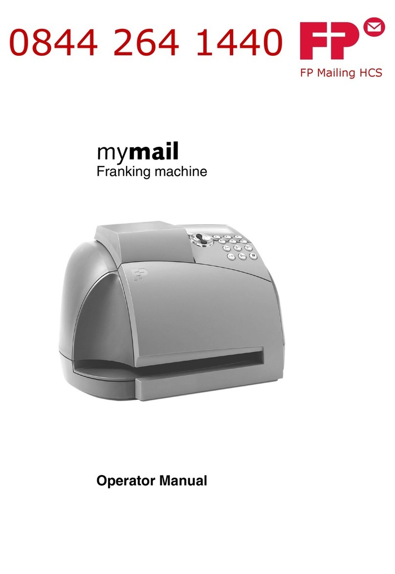 FP Mailing Solutions MyMail Operator's manual