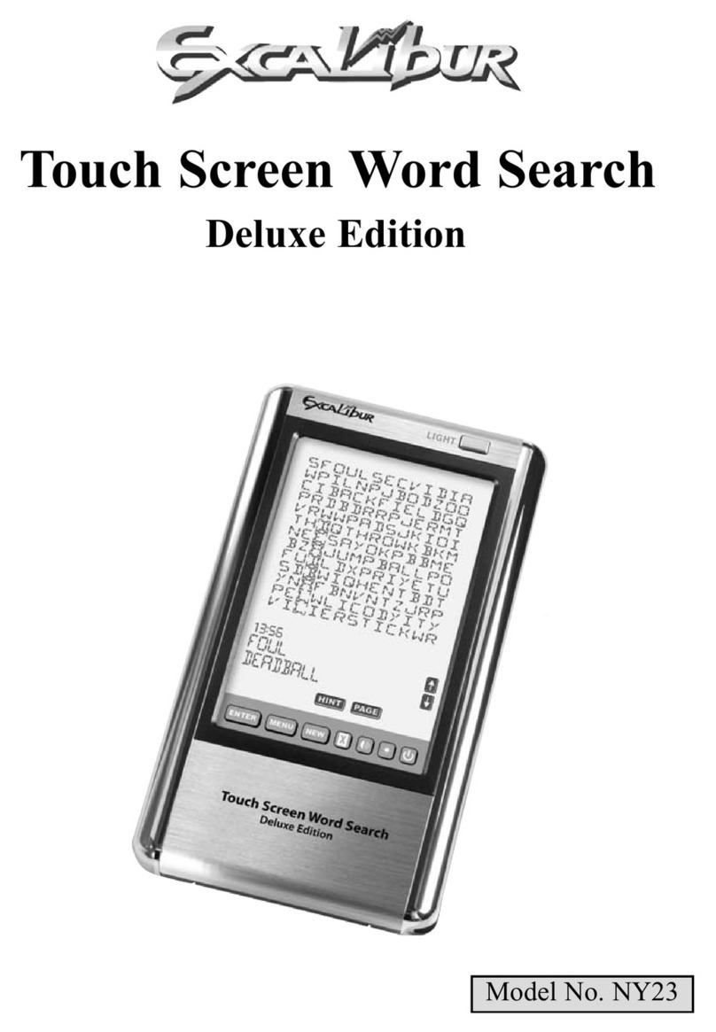 Excalibur NY23 user manual