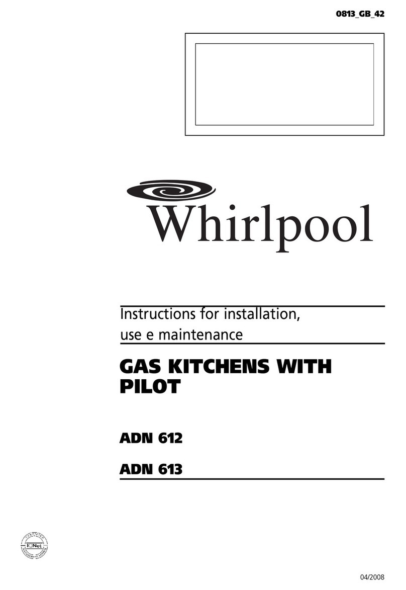 Whirlpool ADN 613 Instructions for installation