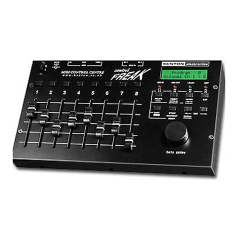 Kenton Control Freak STUDIO EDITION user manual