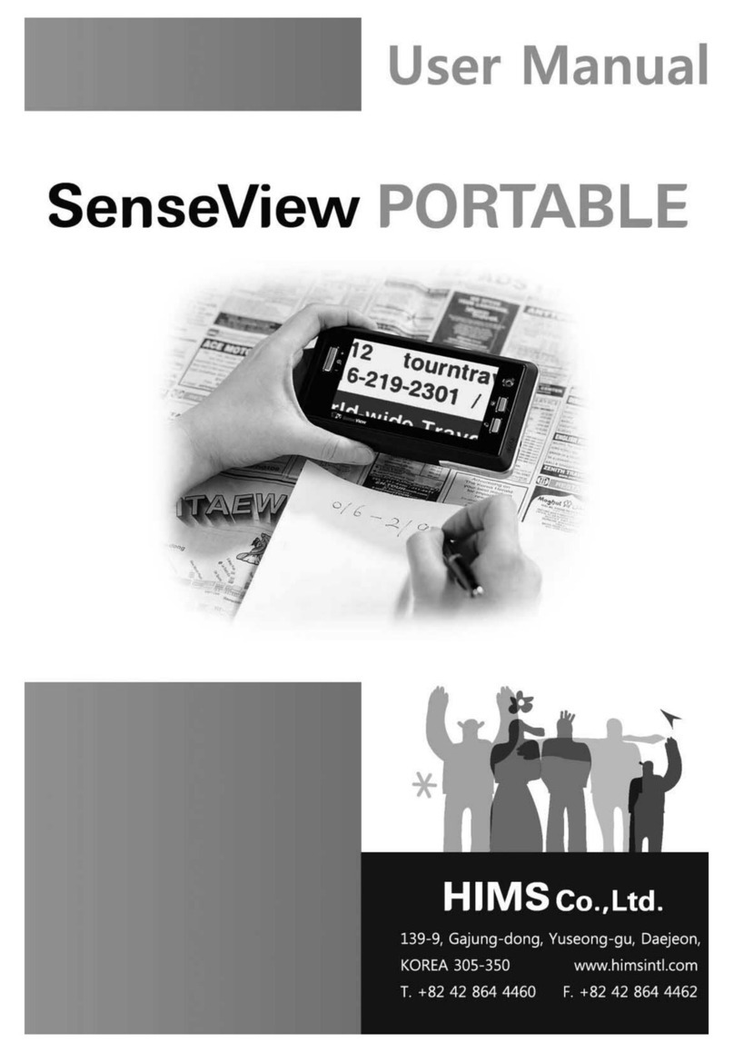 HIMS Co SenseView PORTABLE user manual