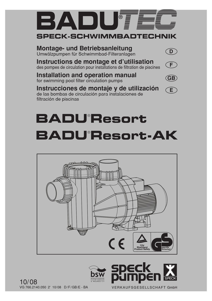 Badu Tec BADU Resort Installation and operation manual Badu Tec BADU Resort Installation and operation manual