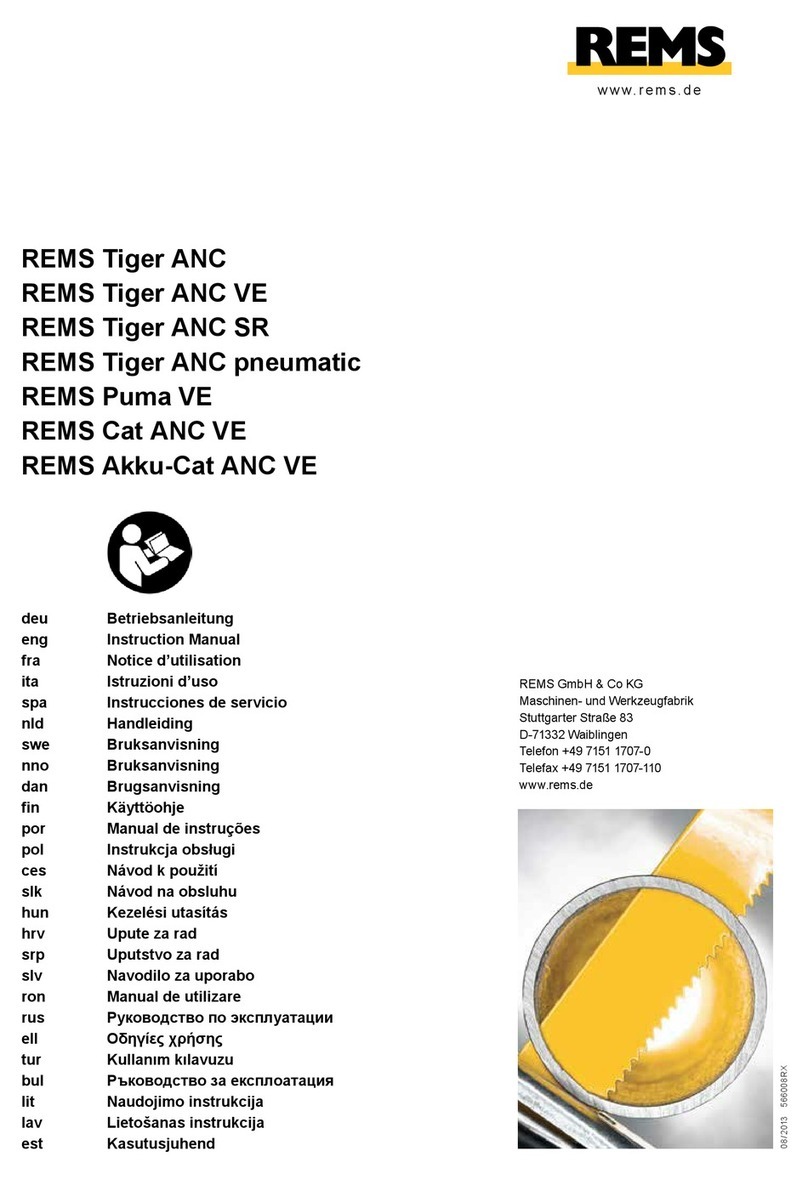 REMS Tiger ANC instruction manual