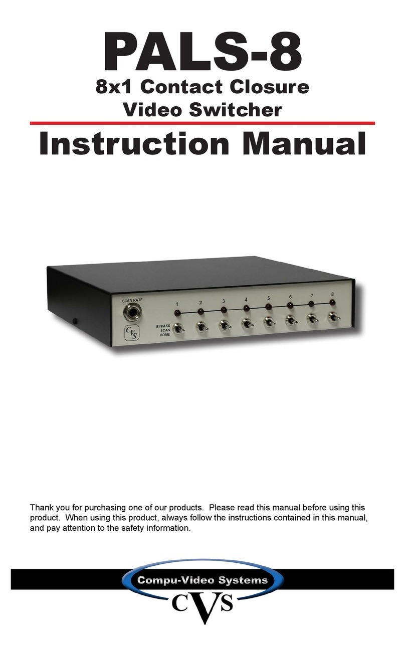 CVS PALS-8 instruction manual