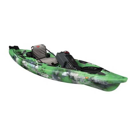 Old Town Canoe Co. Predator XL Owner's manual supplement