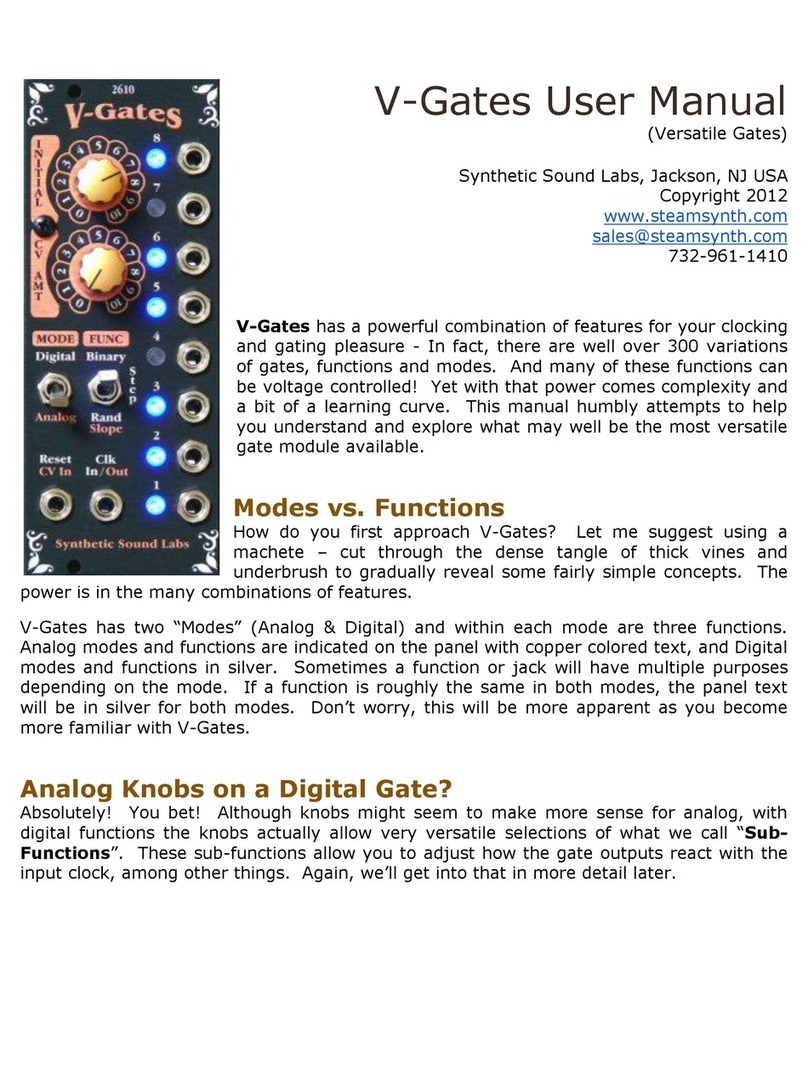 Synthetic Sound Labs V-Gates user manual
