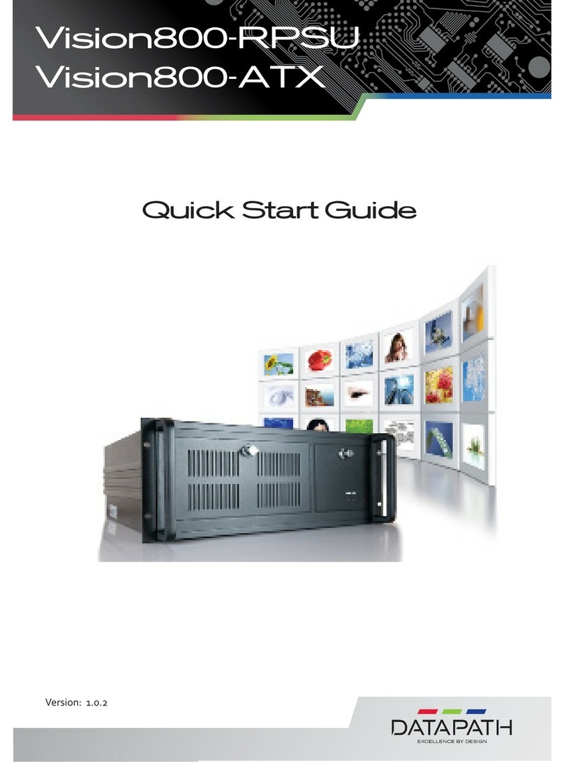 Datapath Vision800-RPSU quick start guide