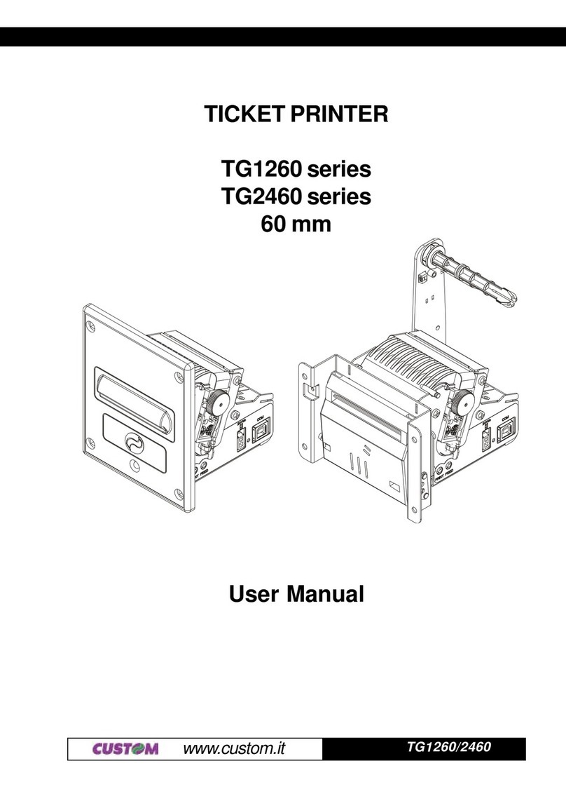 Custom Engineering TG1260 series User manual