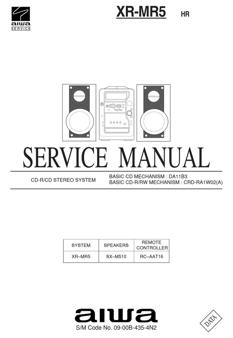 Aiwa XR-MR5 User manual