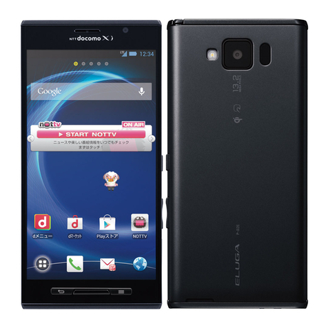 Docomo eluga x p-02e User manual