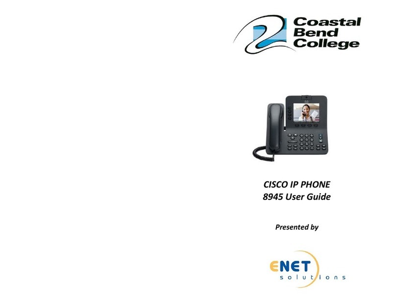 Cisco 8945 User manual