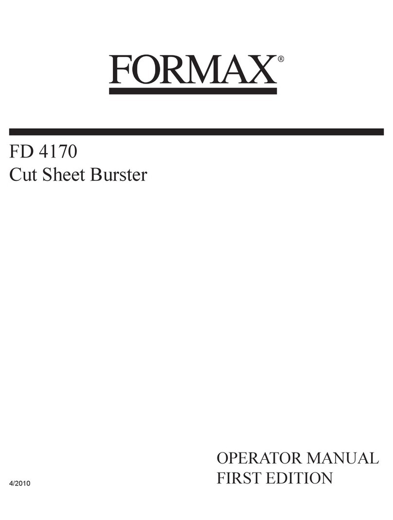 Formax FD 4170 Operator's manual