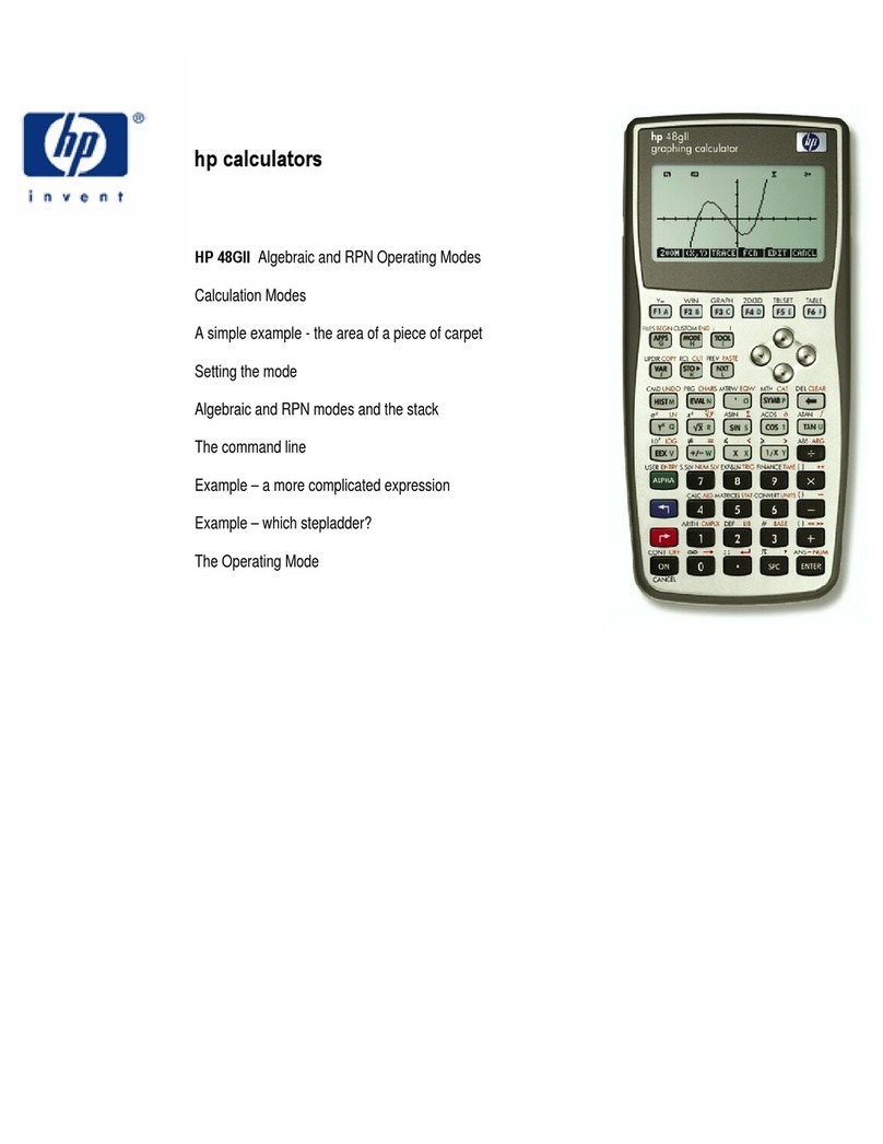 HP 48GI User manual