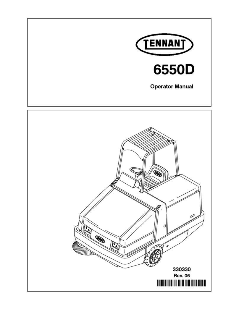 Tennant 6550D Operator's manual