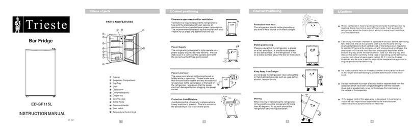 Trieste ED-BF115L instruction manual