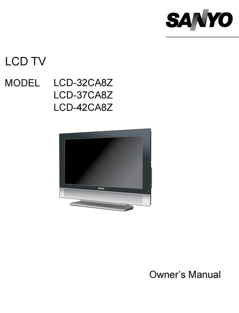 Sanyo LCD-32CA8Z User manual Sanyo LCD-32CA8Z User manual