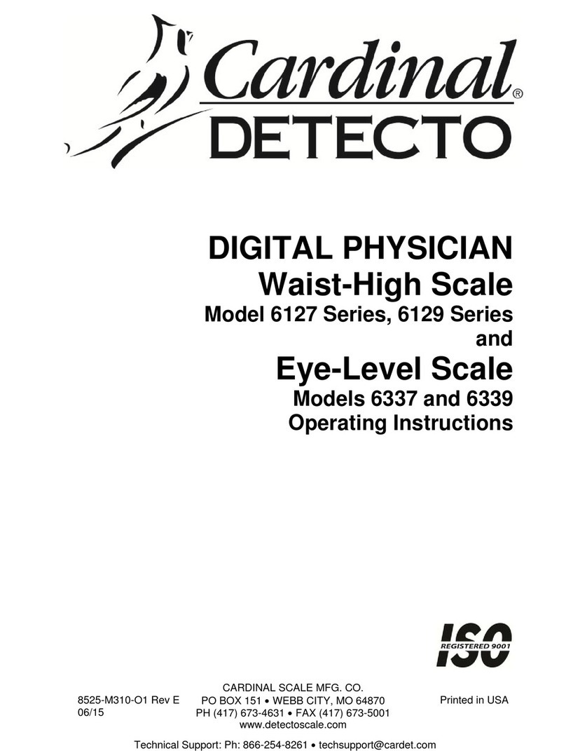 Cardinal 6127 Series User manual