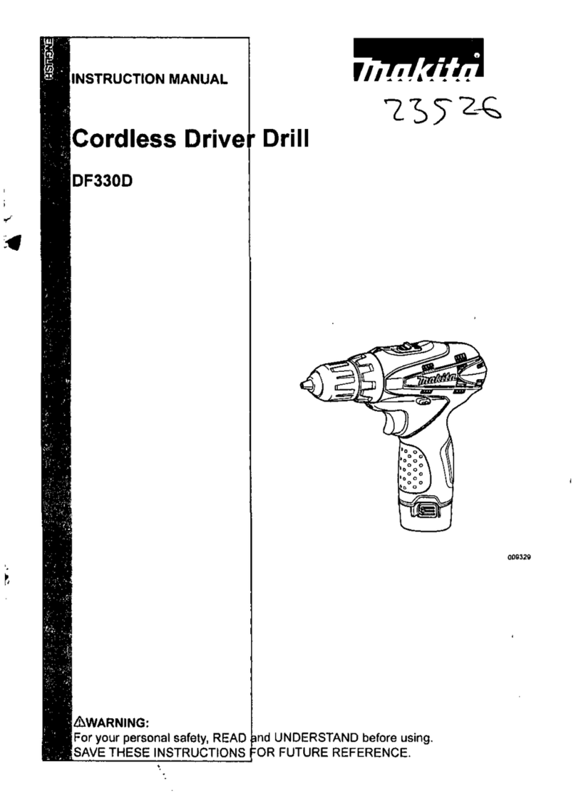 Makita DF330D User manual