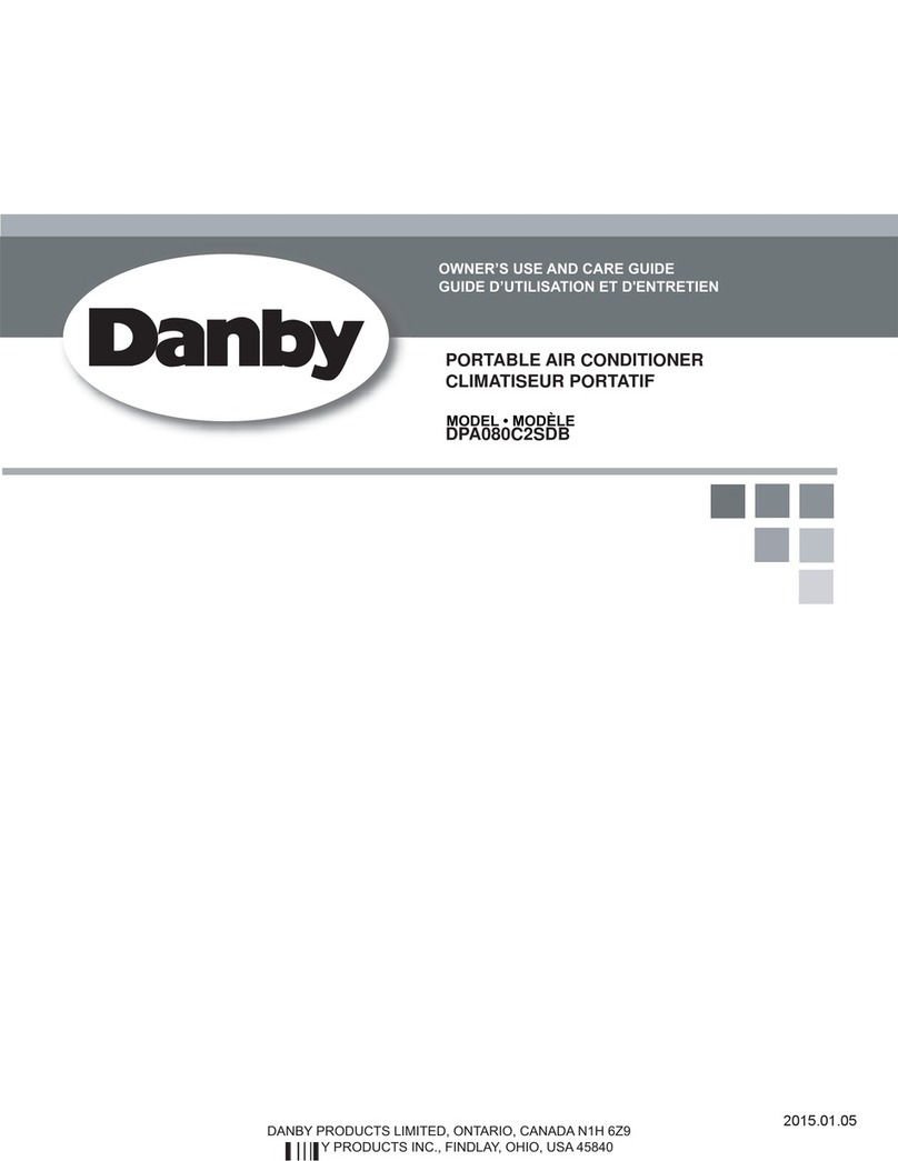 Danby DPA080C2SDB Assembly instructions