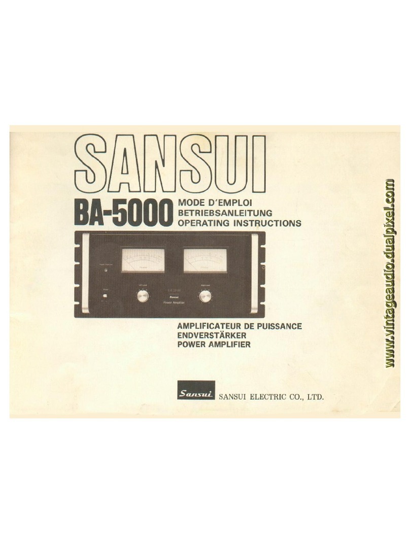 Sansui BA-5000 User manual