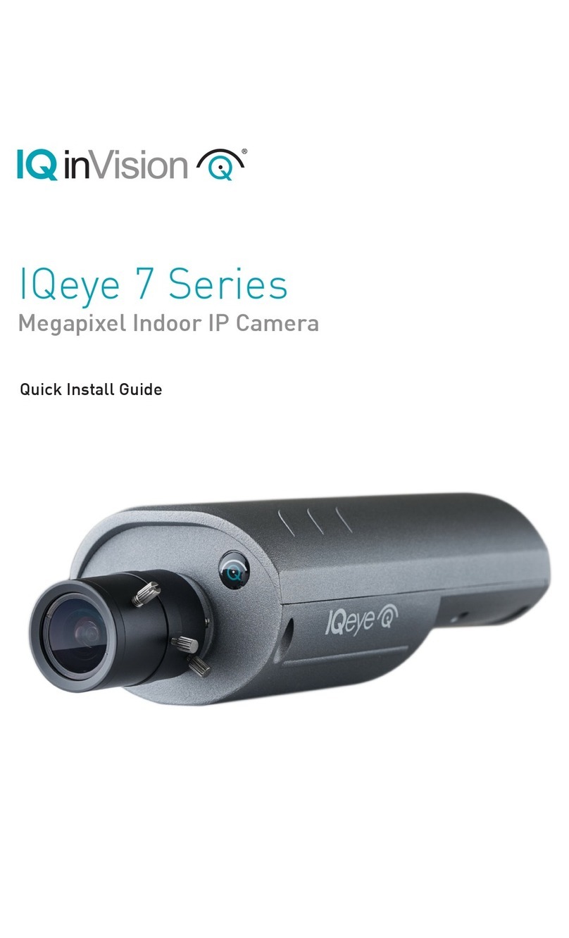 Iqinvision IQeye 7 Series Quick install guide