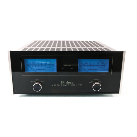 McIntosh MC300 User manual