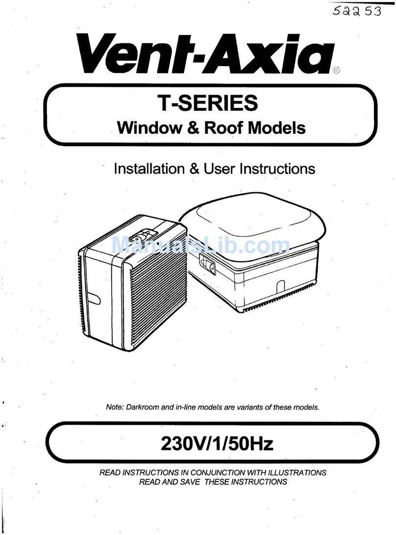 Vent-Axia T-Series Assembly Instructions