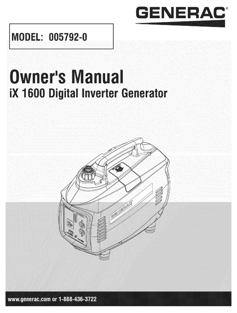 Generac Power Systems 005792-0 User manual Generac Power Systems 005792-0 User manual