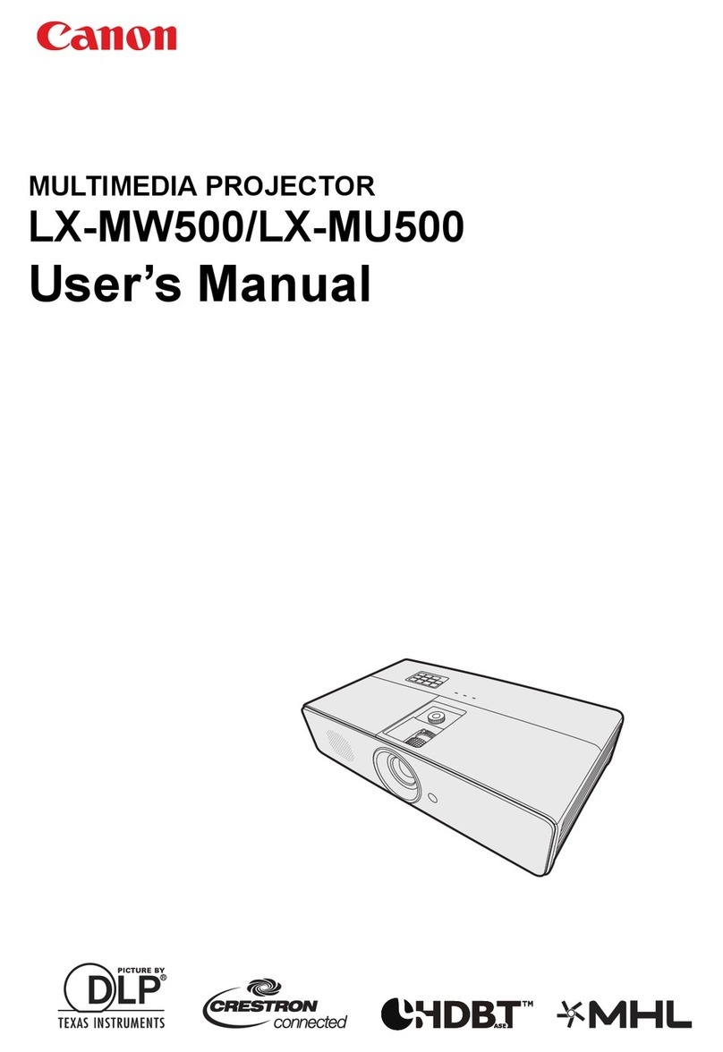 Canon LX-MW500 user manual