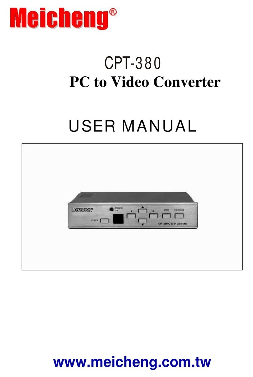 Meicheng CPT-380 user manual