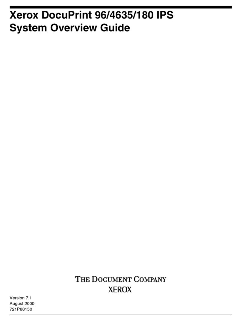 Xerox DocuPrint 96 IPS Series Installation guide