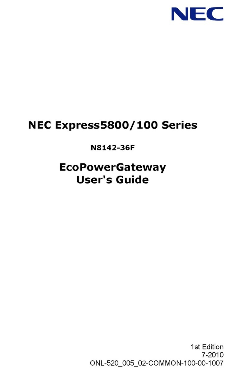 NEC EcoPowerGateway N8142-36F user guide